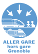 Aller gare hors Grenoble
